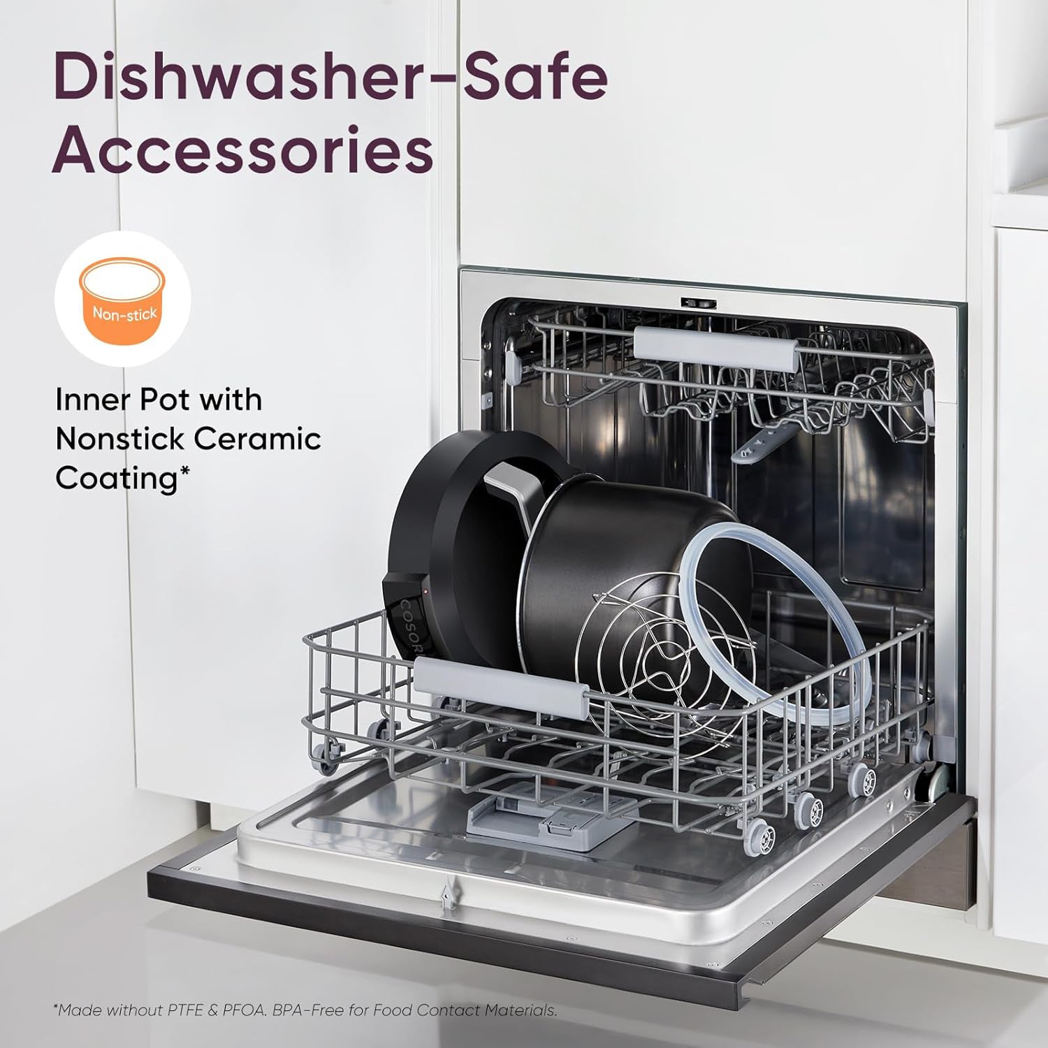 9 in 1 Electric Instant Pot Pressure Cooker 6QT