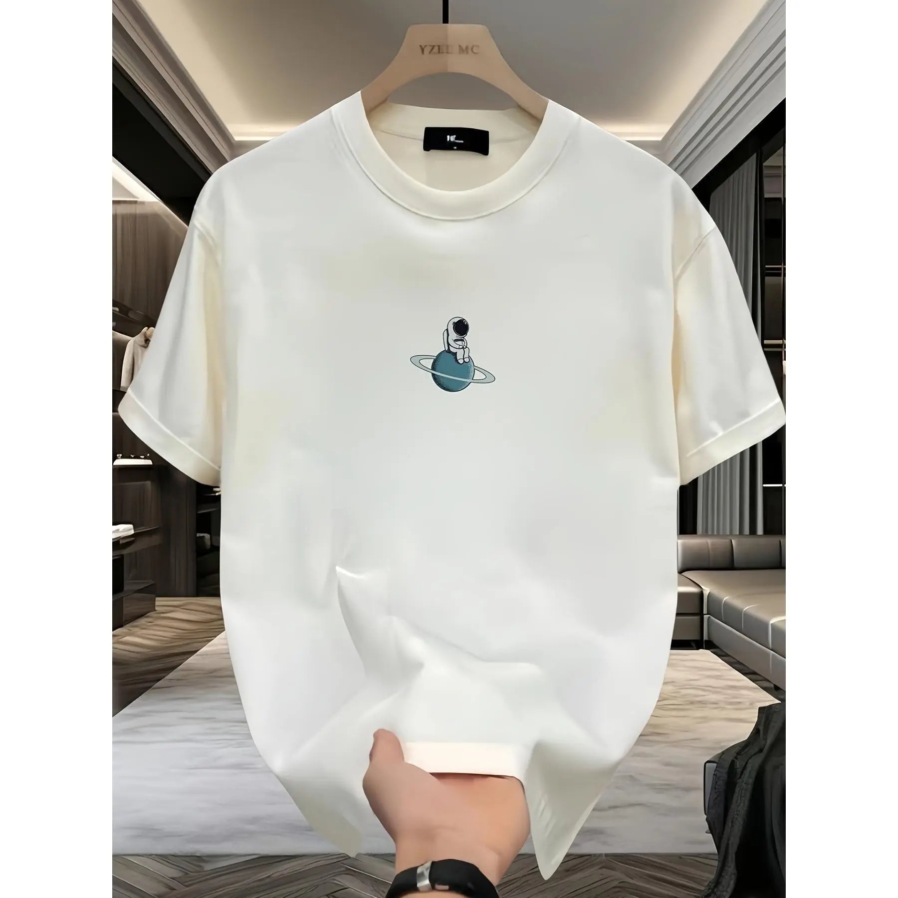 Men's Heavyweight 100% Cotton Graphic T-Shirt